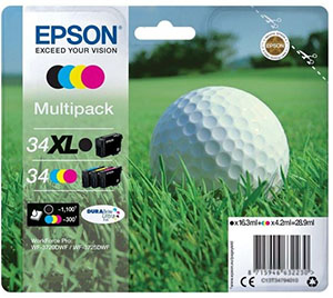 Epson Golf ball T3479 ink cartridge 1 pc(s) Original Black, Cyan, Magenta, Yellow