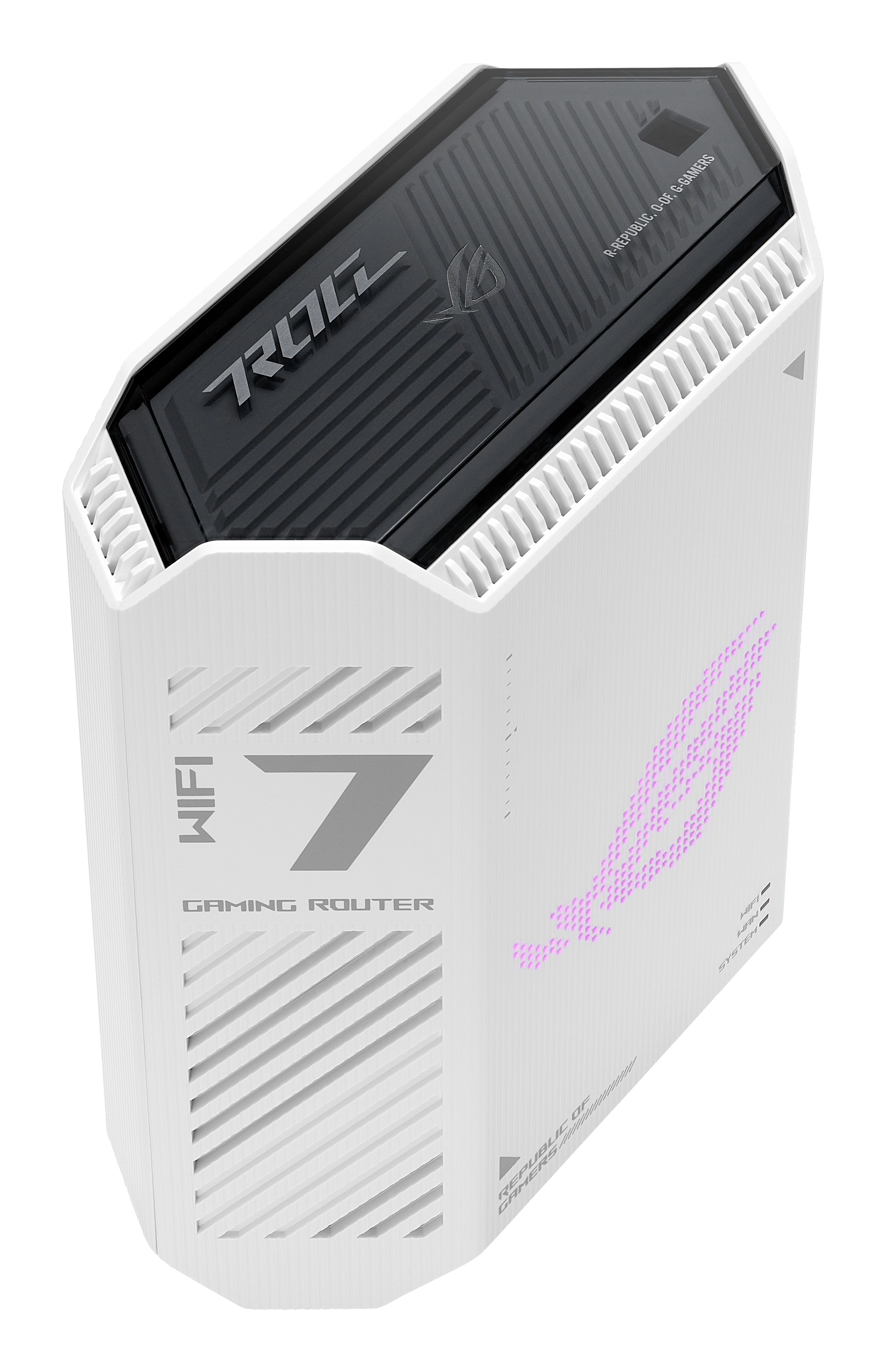 ASUS GS-BE7200 router wireless 2.5 Gigabit Ethernet Dual-band (2.4 GHz/5 GHz) Bianco, Nero