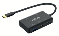 ROLINE USB3.2 Gen2 Hub Typ C 2x A++ PD