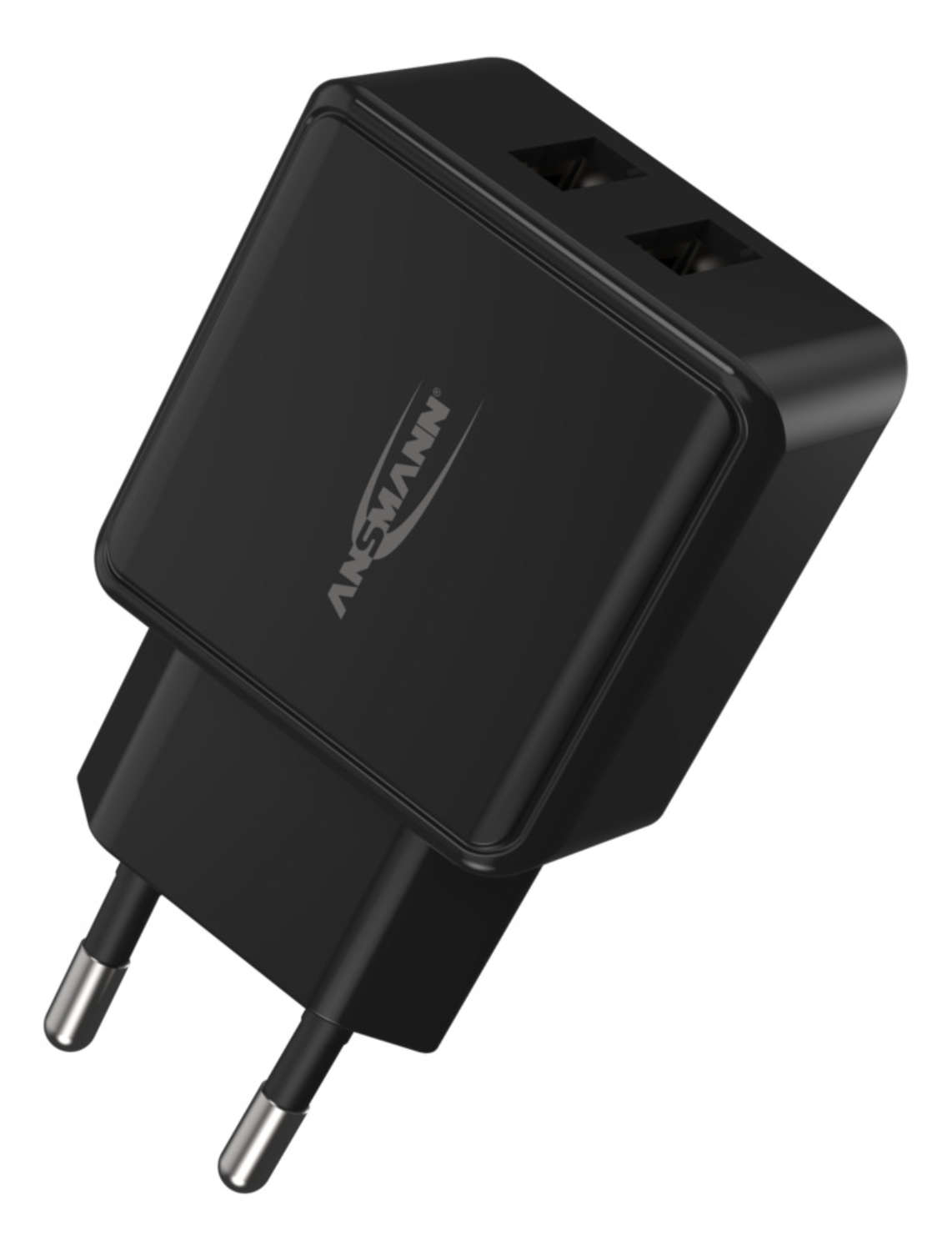 Ansmann HC212 - Netzteil - 12 Watt - 2400 mA - 2 Ausgabeanschlussstellen (USB)