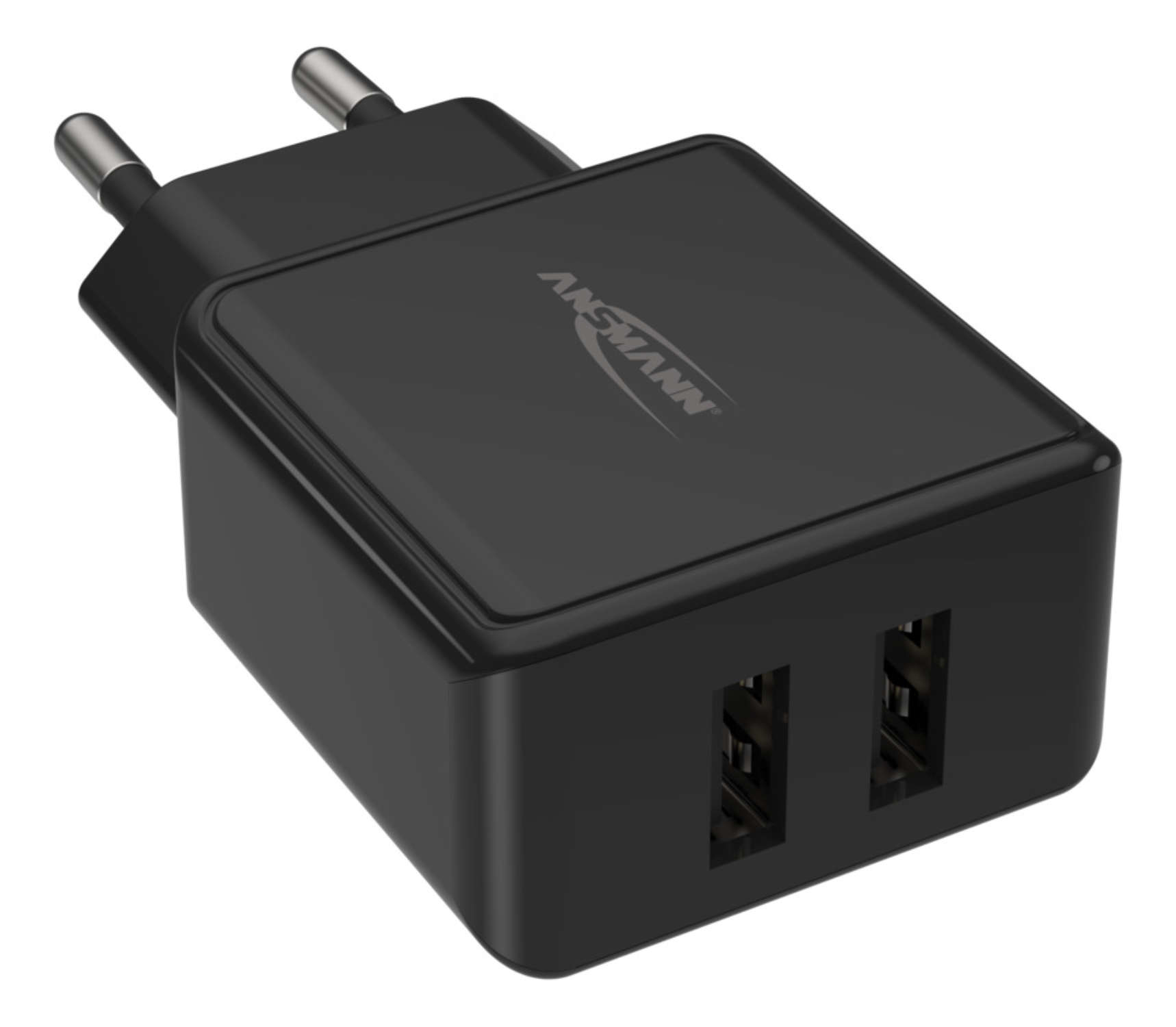 Ansmann HC212 - Netzteil - 12 Watt - 2400 mA - 2 Ausgabeanschlussstellen (USB)