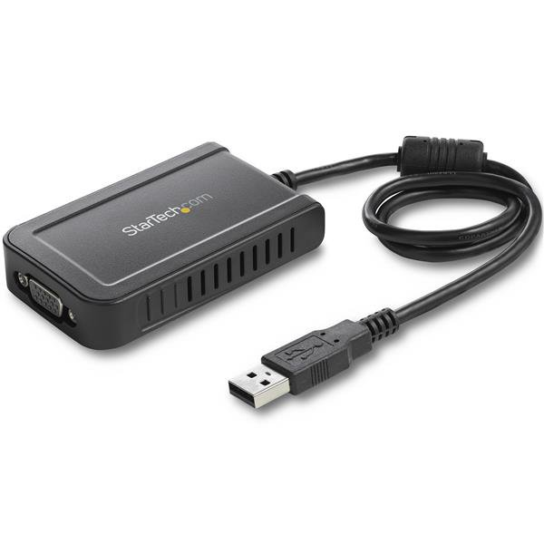 StarTech.com USB VGA Adapter - 1920x1200 - Multi Display Adapter Kabel - Externe Monitor Grafikkarte - 1080p - USB 2.0 - USB/VGA-Adapter - TAA-konform - USB (M)