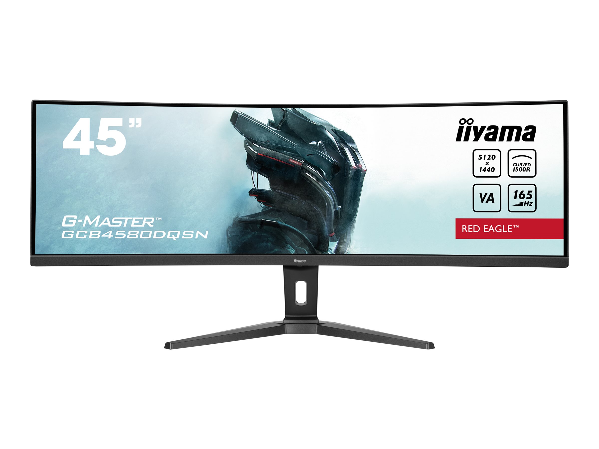 iiyama G-MASTER RED EAGLE CURVED computer monitor 114.3 cm (45) 5120 x 1440 pixels Dual QHD LED Black