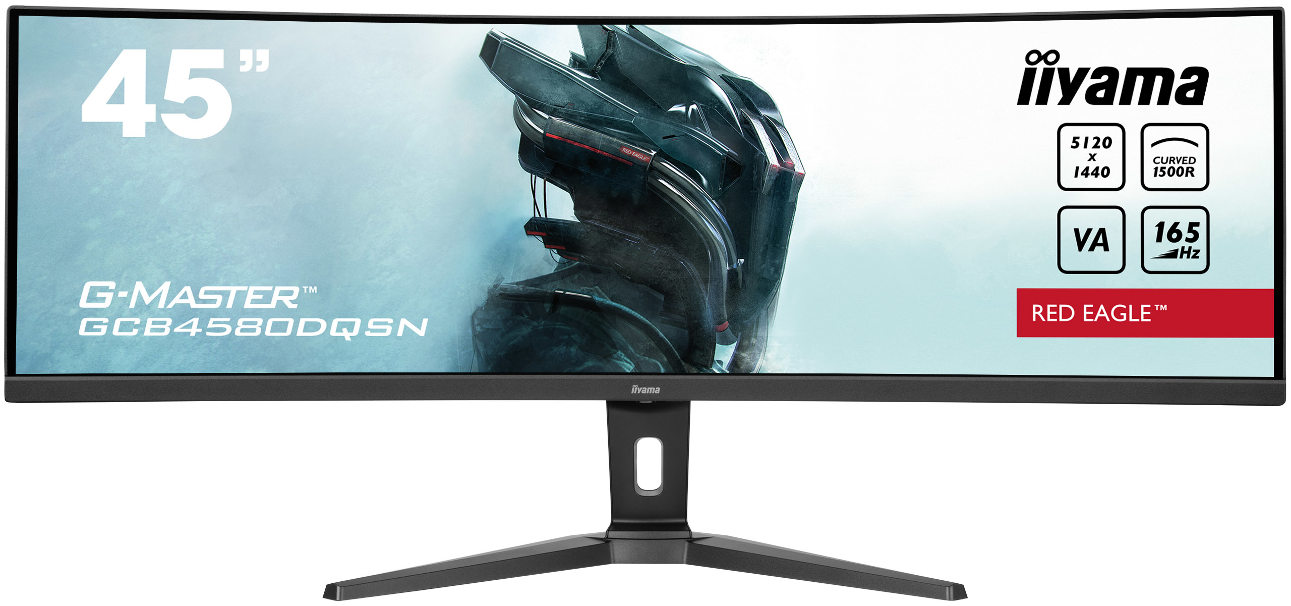 Iiyama G-MASTER Red Eagle GCB4580DQSN-B1 - LED-Monitor - Gaming - gebogen - 114.3 cm (45)
