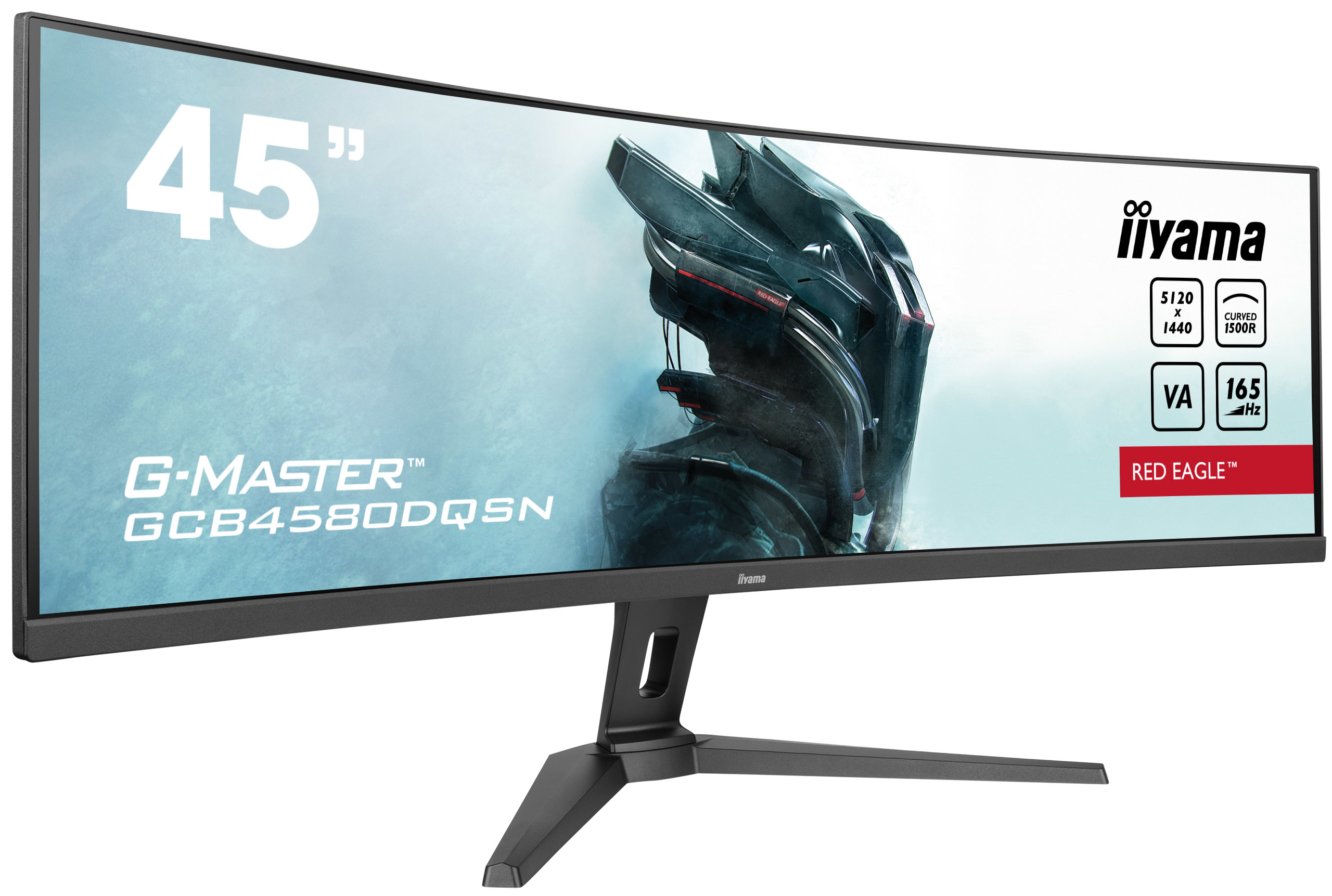 Iiyama G-MASTER Red Eagle GCB4580DQSN-B1 - LED-Monitor - Gaming - gebogen - 114.3 cm (45)