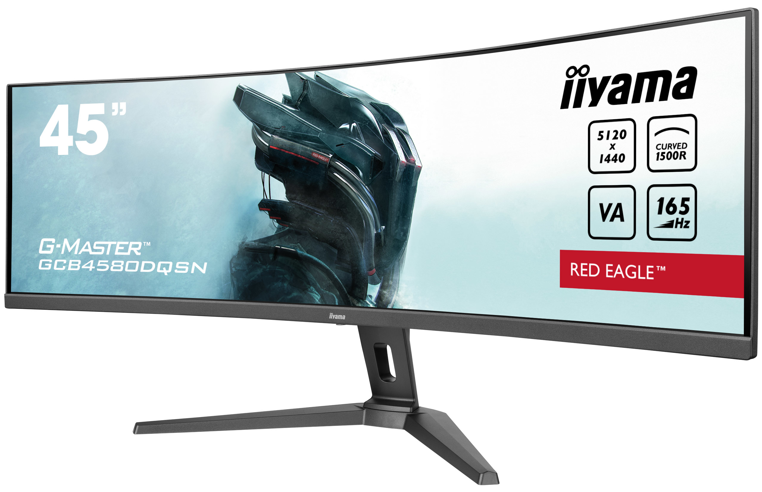 Iiyama G-MASTER Red Eagle GCB4580DQSN-B1 - LED-Monitor - Gaming - gebogen - 114.3 cm (45)