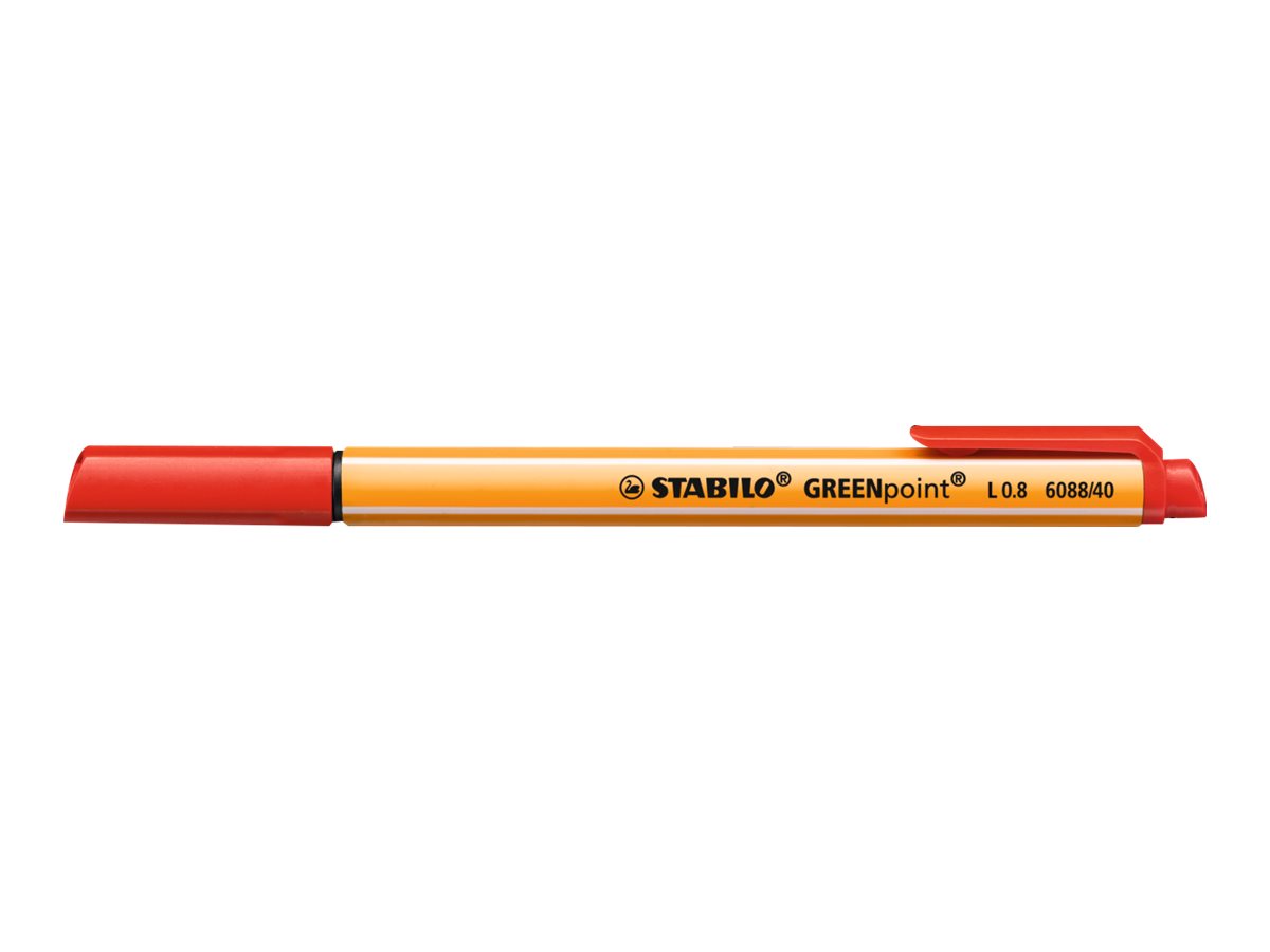 STABILO GREENpoint - Filzstift - Rot - 0.8 mm