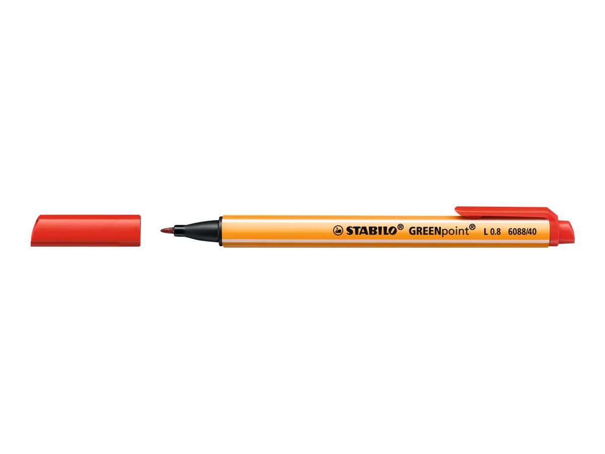 STABILO GREENpoint - Filzstift - Rot - 0.8 mm