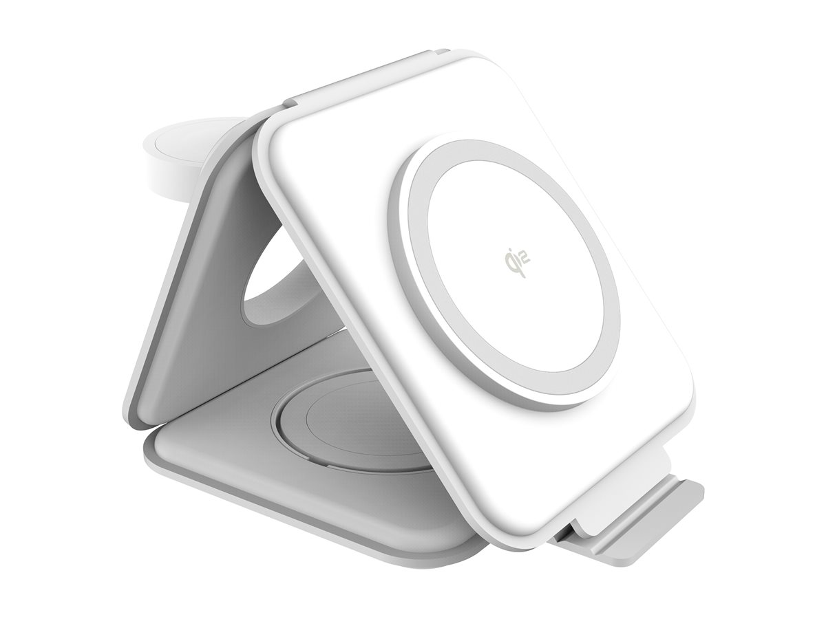 j5create JUPW3415 Cuffie, Smartphone, Orologio intelligente Bianco USB Carica wireless Ricarica rapida Interno