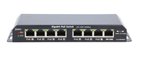 Extralink KRATOS| PoE-Schalter| 7x PoE 1x Uplink RJ45 Stromversorgung 24V 2.5A - Switch - 1 Gbps