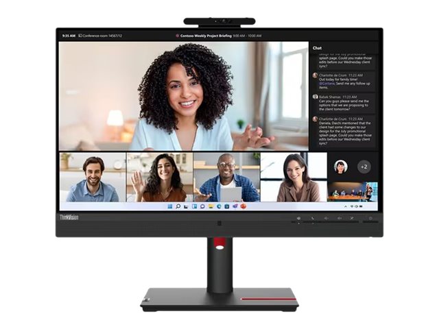 Lenovo ThinkVision T24mv-30 60,5 cm (23.8) 1920 x 1080 Pixel Full HD LED Nero