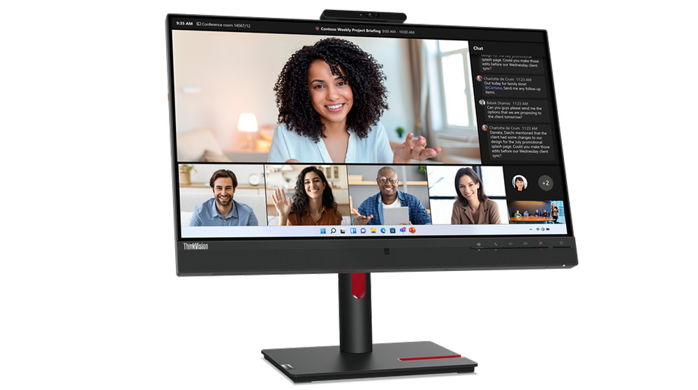 Lenovo ThinkVision T24mv-30 60,5 cm (23.8) 1920 x 1080 Pixel Full HD LED Nero