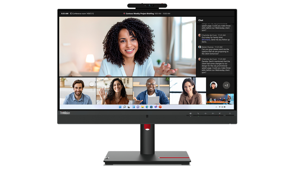Lenovo ThinkVision T24mv-30 60,5 cm (23.8) 1920 x 1080 Pixel Full HD LED Nero