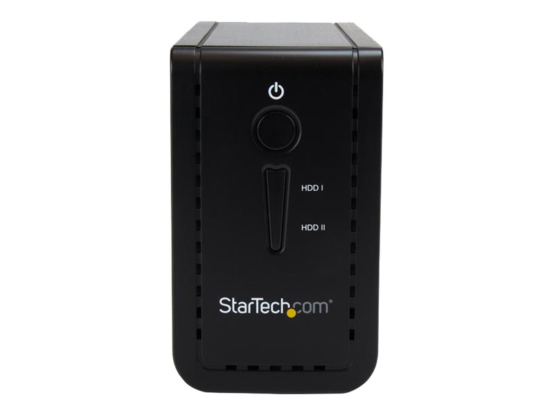 StarTech.com BOX Esterno USB-C e USB-A a doppio alloggiamento per Disco rigido da 3,5 - USB 3.1 Gen 2 con supporto RAID