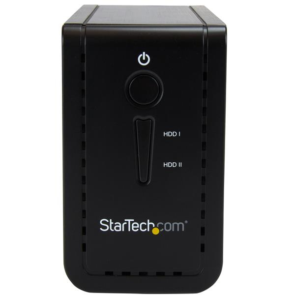 StarTech.com BOX Esterno USB-C e USB-A a doppio alloggiamento per Disco rigido da 3,5 - USB 3.1 Gen 2 con supporto RAID