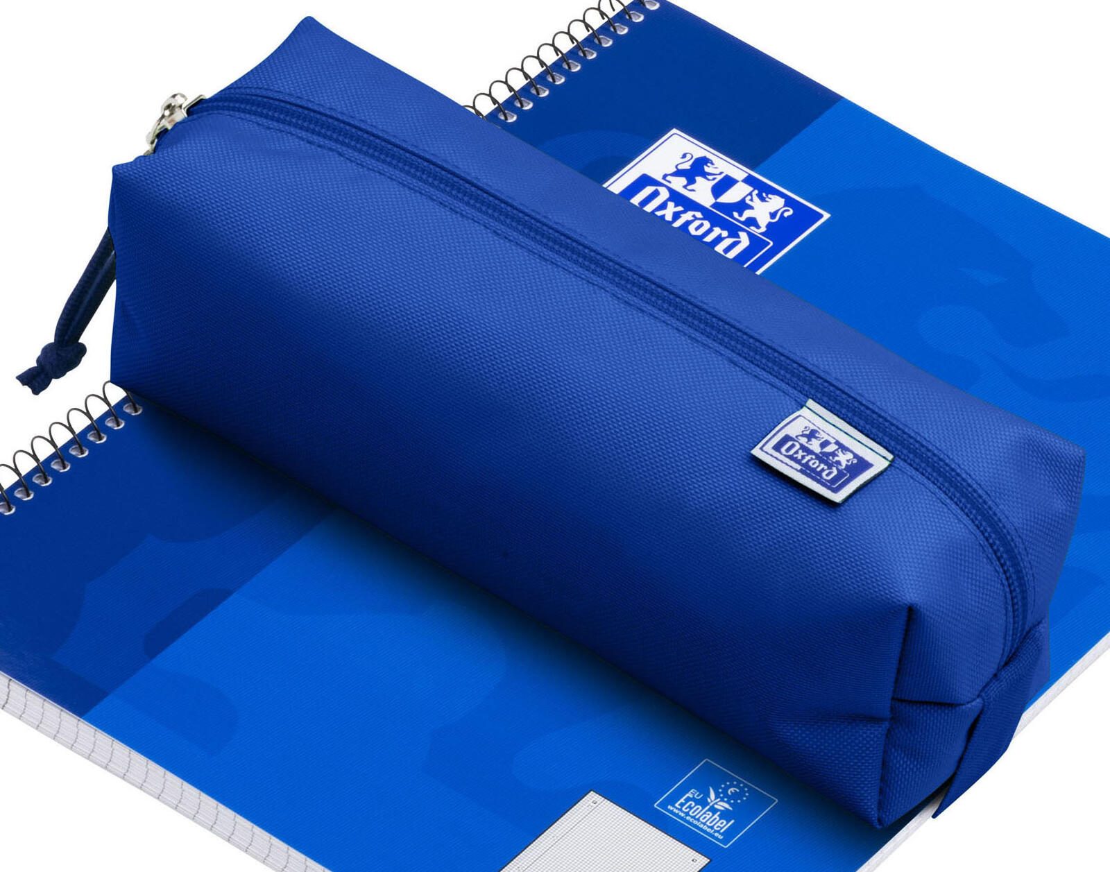 Oxford Schlamper-Etui Polyester rechteckig gross blau recyclebar Farben passend zu den