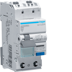 Hager ADS920D interruttore automatico Dispositivo a corrente residua 2 modulo/moduli