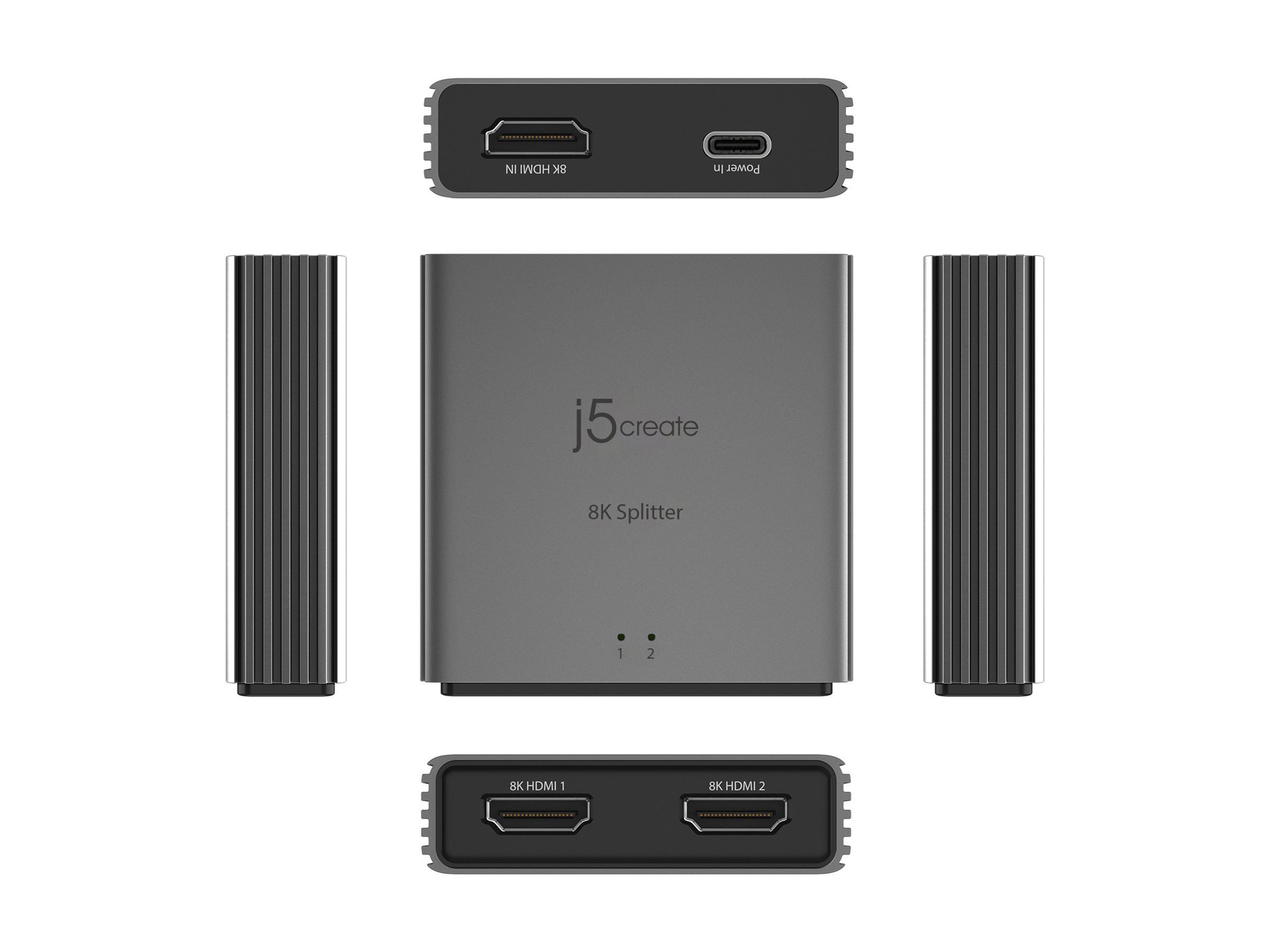 j5create JDSH812 - Video-/Audio-Splitter - 8K