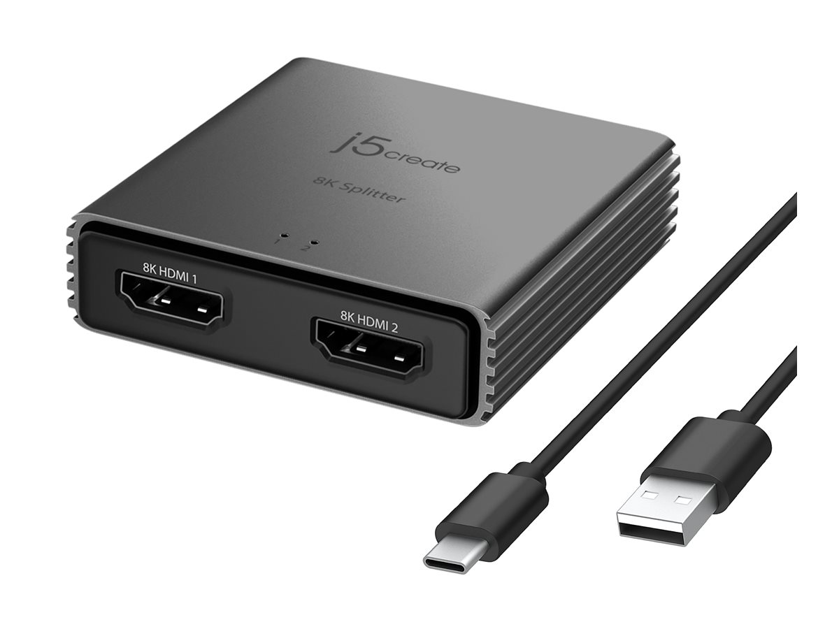 j5create JDSH812 - Video-/Audio-Splitter - 8K