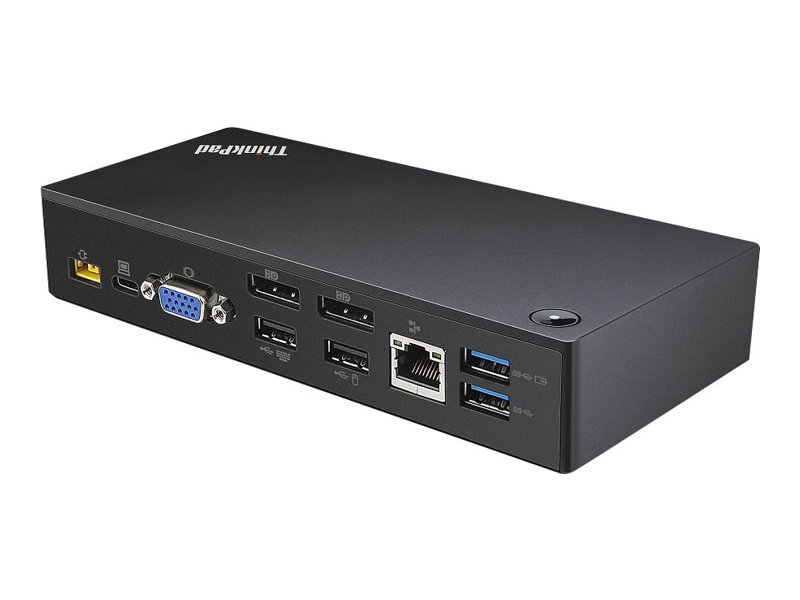 Lenovo 03X7194 station daccueil Avec fil USB 3.2 Gen 1 (3.1 Gen 1) Type-C Noir