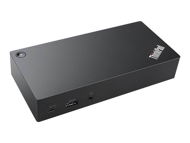 Lenovo 03X7194 station daccueil Avec fil USB 3.2 Gen 1 (3.1 Gen 1) Type-C Noir