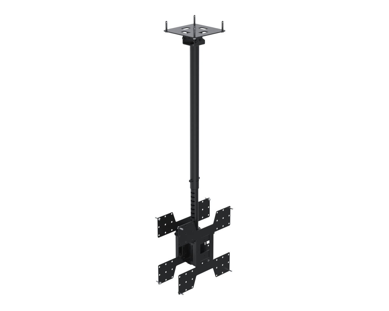 Ergonomic Solutions SpacePole Digital Signage BT4420AA-02 Supporto per display espositivi 190,5 cm (75) Nero