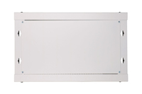 Extralink Rackmount-Schrank 6U 600x450 Grau Wandmontage - Wandmontiertes Regal - 6U - 60 kg - Sperrschloss - Ablageschienen - Grau