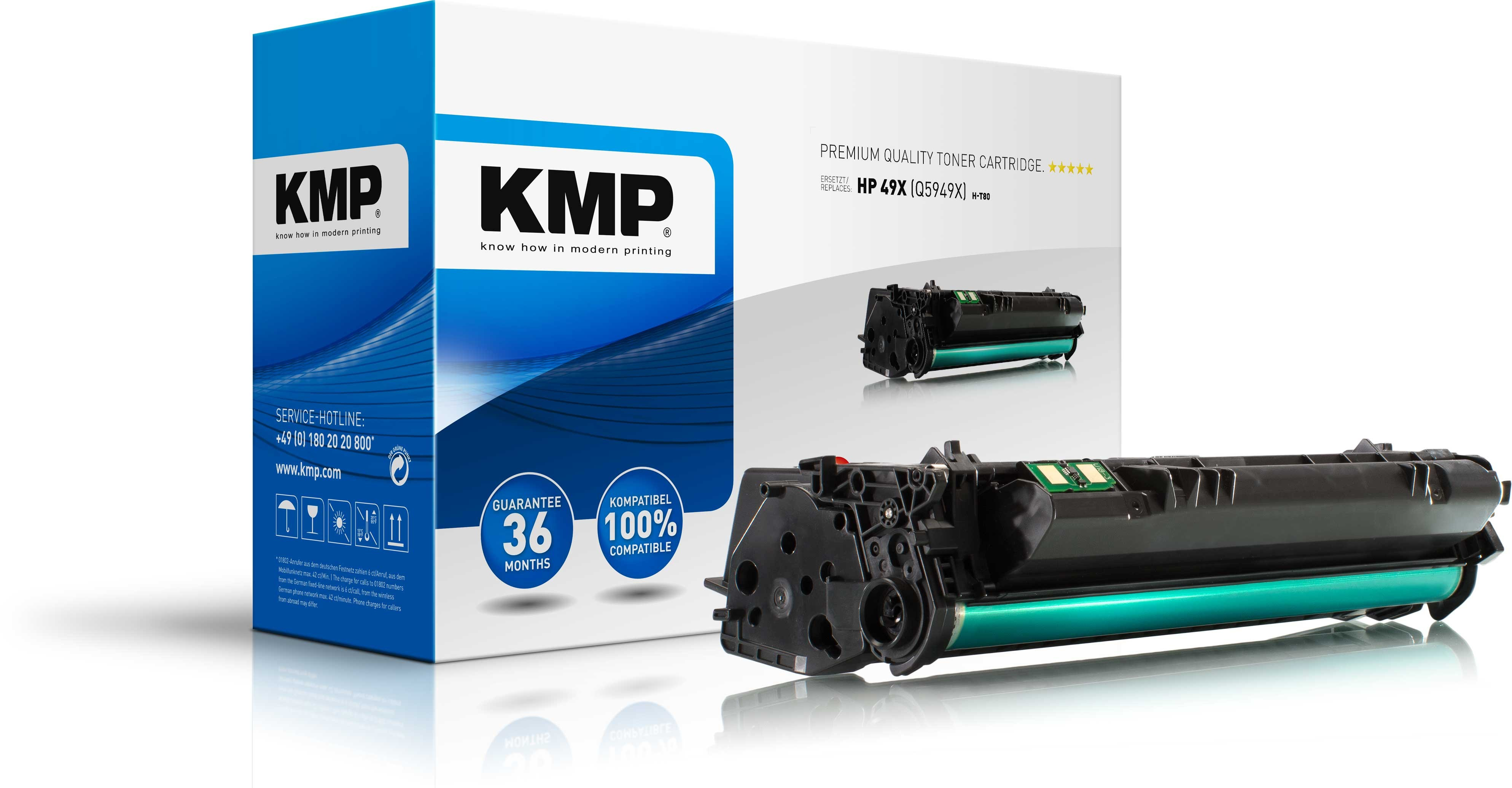 KMP H-T80 Cartouche de toner 1 pi�ce(s) Noir