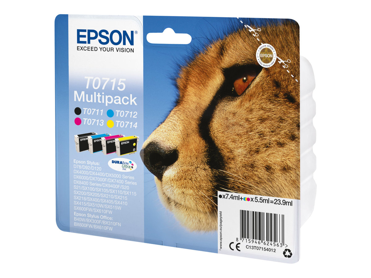 Epson Multipack T0715 4 colores (etiqueta RF)