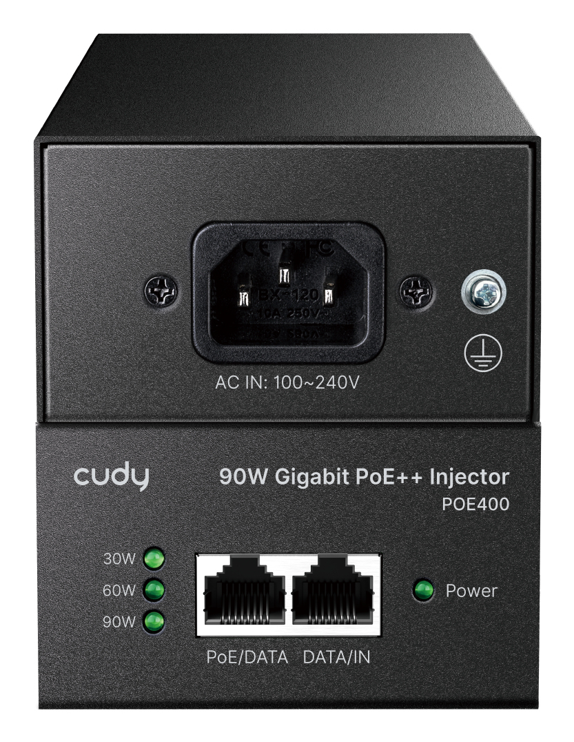 Cudy POE400 adaptador e inyector de PoE Gigabit Ethernet 56 V