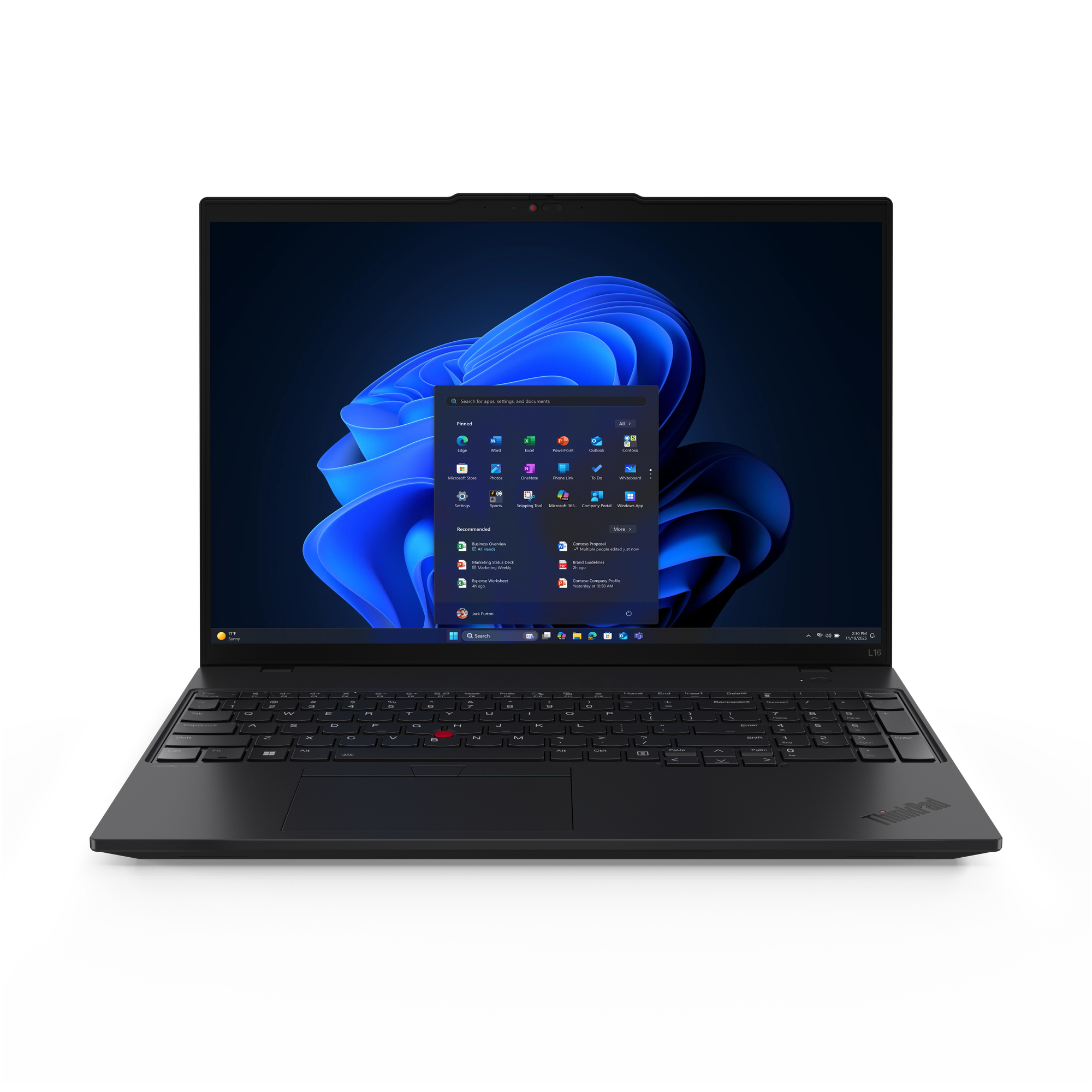 Lenovo ThinkPad L16 - 16 Notebook - Core Ultra 7 5,2 GHz 40,6 cm