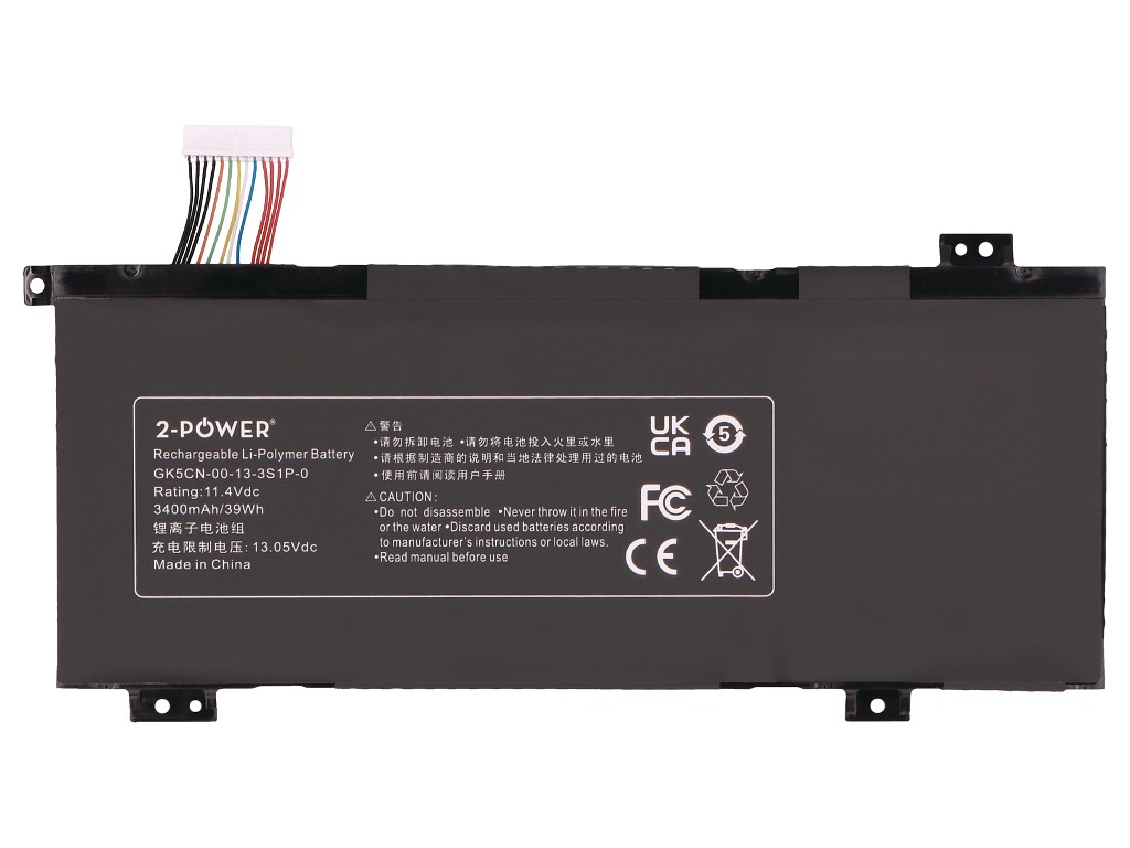 2-power Medion Erazer X15803 Main Battery Pack - Akku - 3.400 mAh
