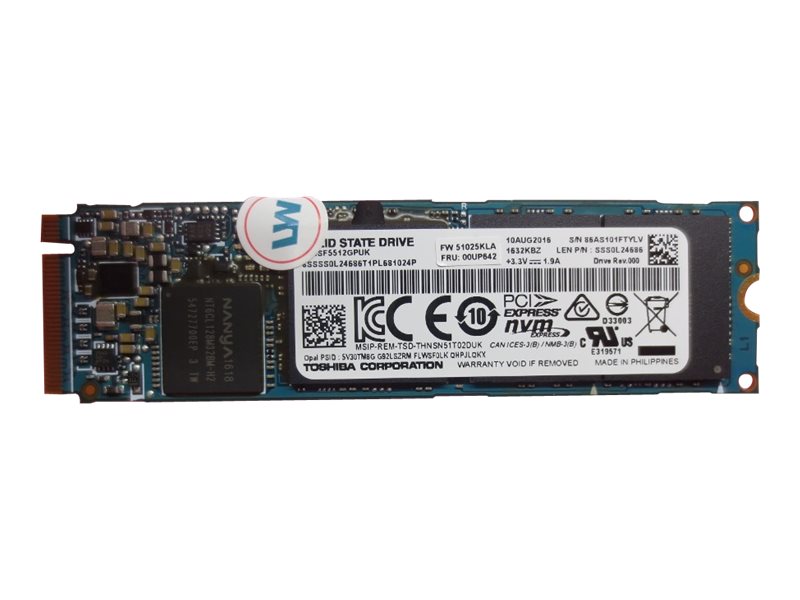 Lenovo 00UP642 internal solid state drive M.2 512 GB Serial ATA III