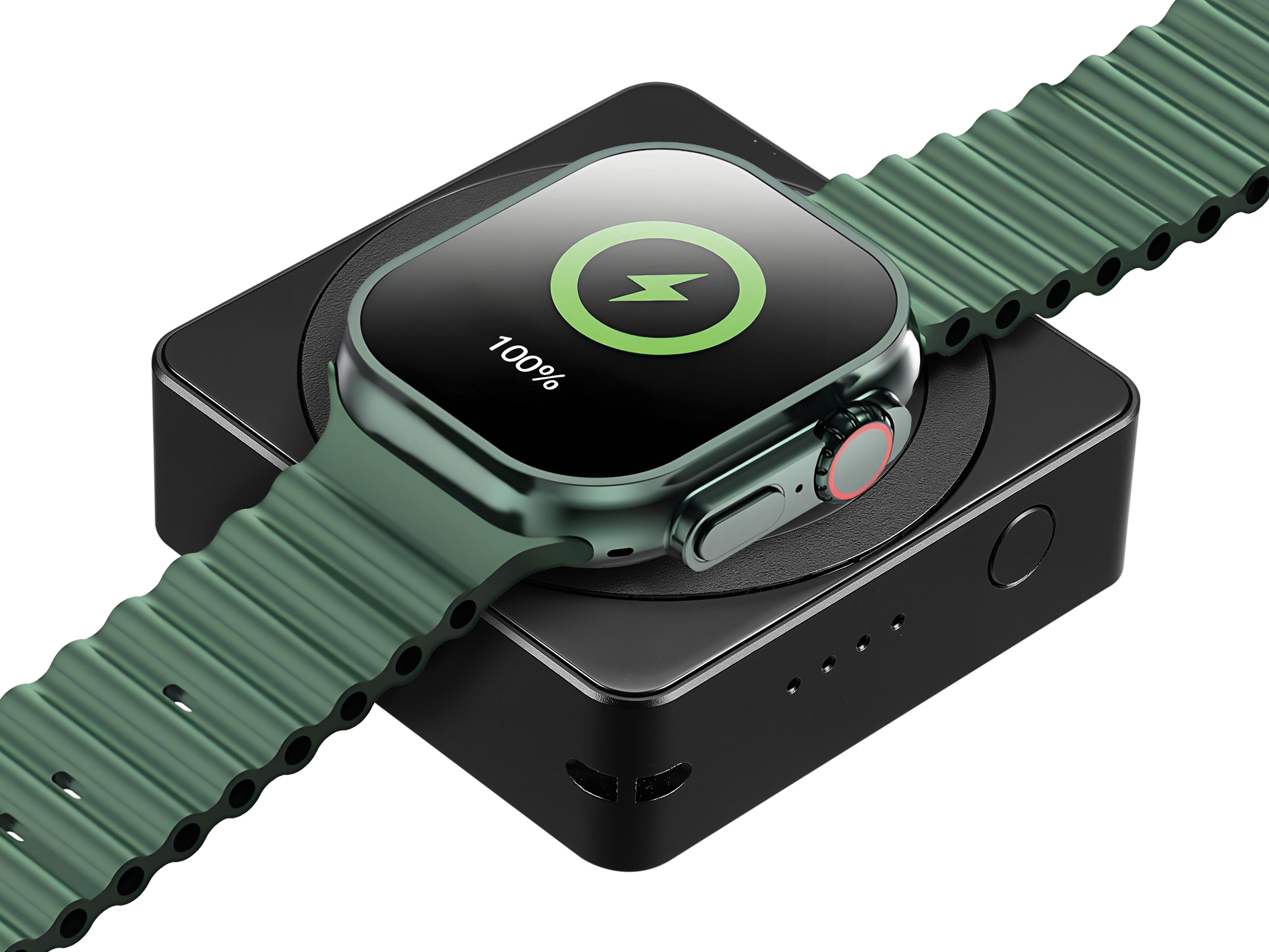 SANDBERG 3in1 - Induktive Power Bank - 5000 mAh - 18.5 Wh - 20 Watt - 3 A - PD - 2 Ausgabeanschlussstellen (24 pin USB-C)