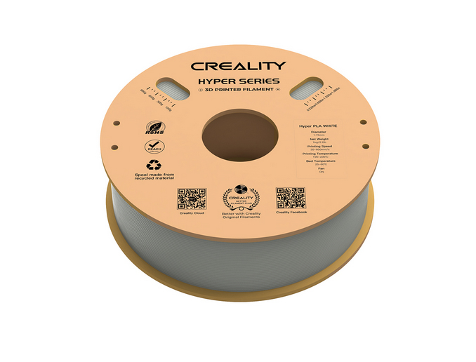 Creality 3D 3301010335 materiale di stampa 3D Acido polilattico (PLA) Bianco 1 kg