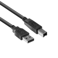 ACT USB 2.0 A male - USB B male 1.80 m