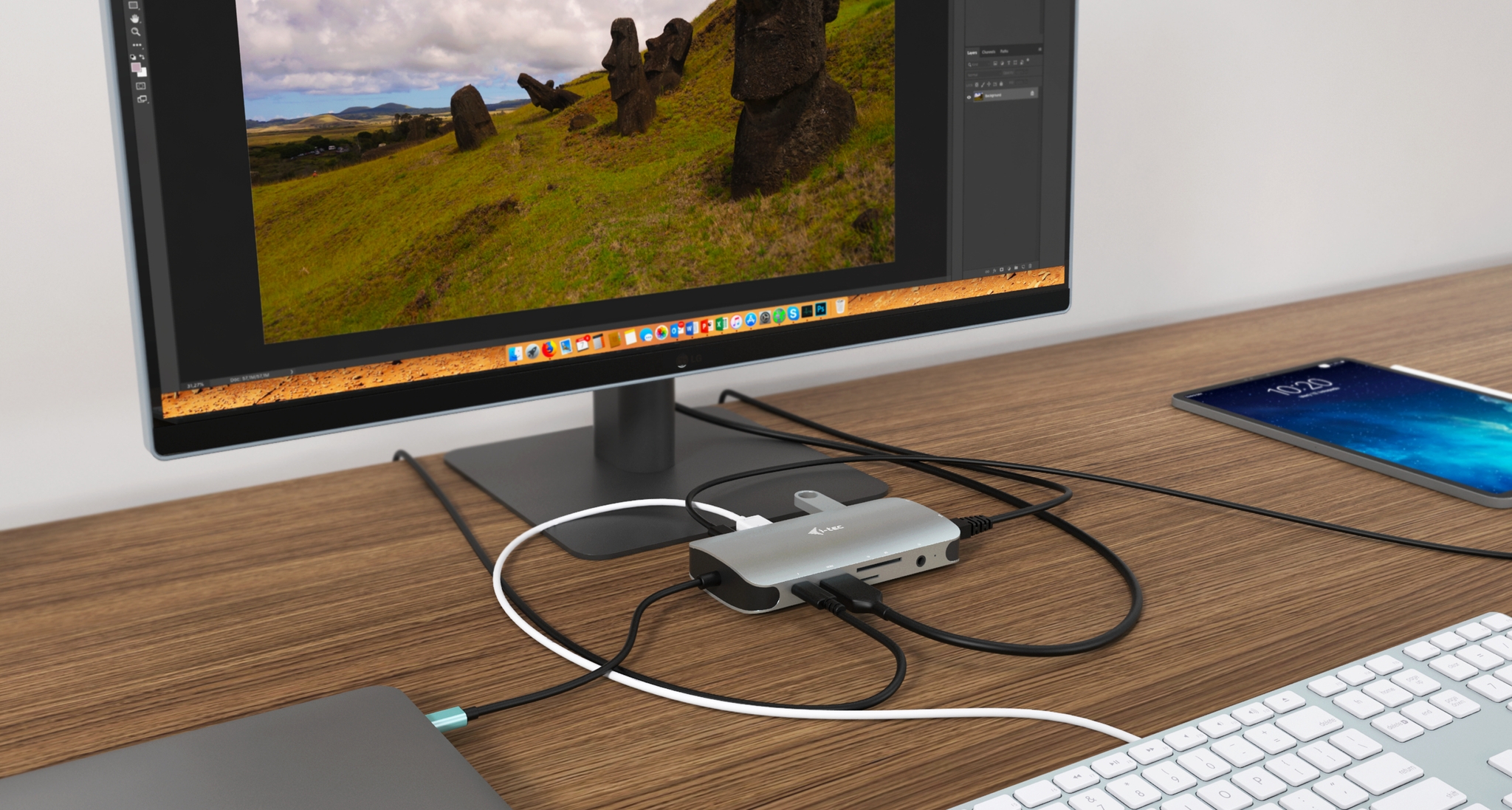 i-tec Metal USB-C Nano Dock HDMI/VGA with LAN + Power Delivery 100 W