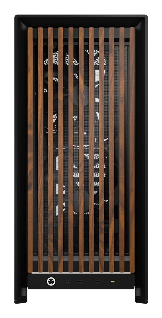 Corsair Geh Frame 5000D Wood Rs Performance Black/Walnut - Tower - ATX