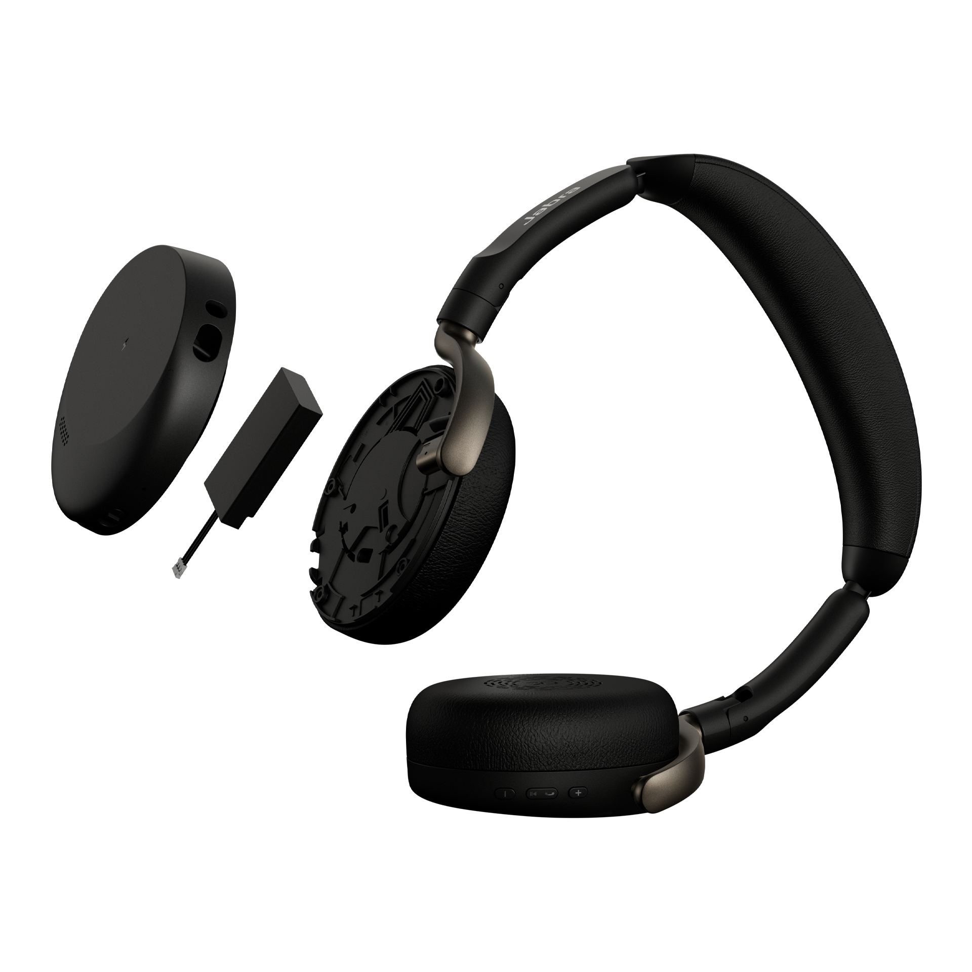 Jabra Evolve3 65 Flex UC - USB-C with Dongle - Black