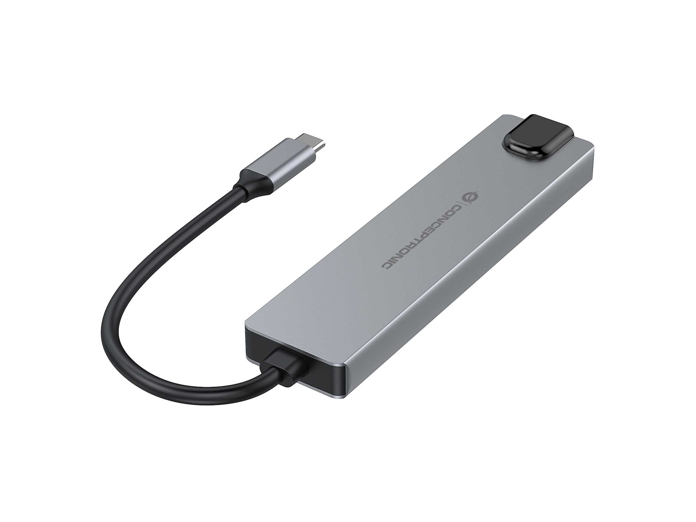 Conceptronic Dock 6-in-1 USB-C->HDMI 2xUSB-A USB-C GbE 140W