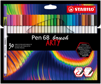 STABILO Pen 68 brush ARTY rotulador Colores surtidos 30 pieza(s)