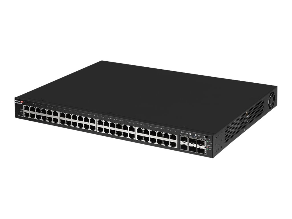 Edimax GS-5654PLX commutateur r�seau G�r� Gigabit Ethernet (10/100/1000) Connexion Ethernet, supportant lalimentation via ce port (PoE) Noir