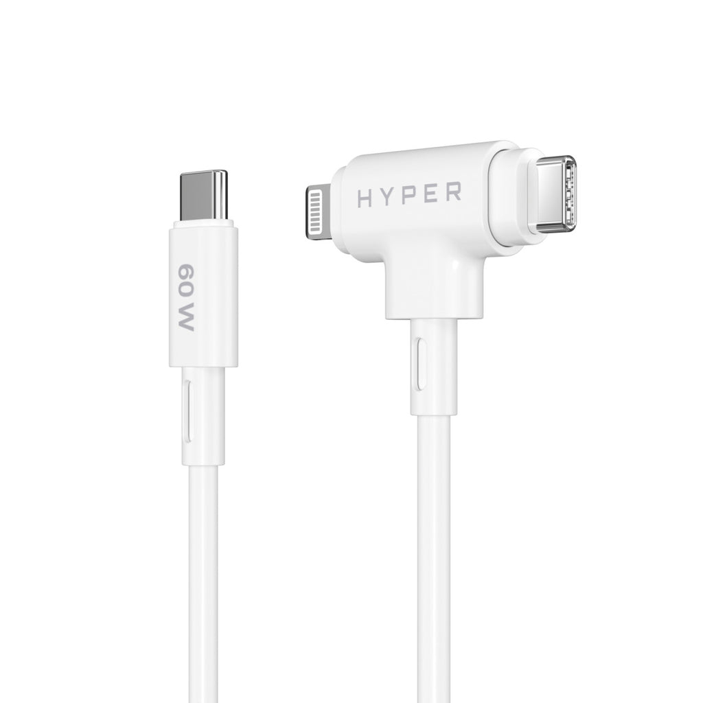 Targus HyperJuice - Lightning-Kabel - 24 pin USB-C mnnlich zu Lightning, 24 pin USB-C mnnlich