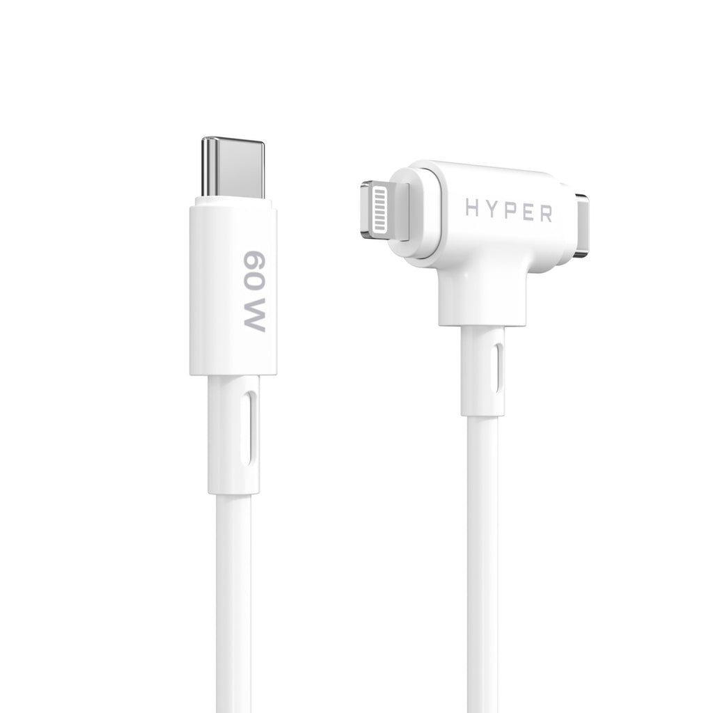 Targus HyperJuice - Lightning-Kabel - 24 pin USB-C mnnlich zu Lightning, 24 pin USB-C mnnlich