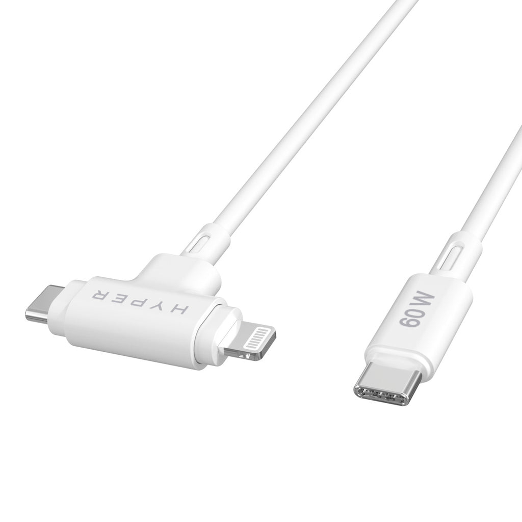 Targus HyperJuice - Lightning-Kabel - 24 pin USB-C mnnlich zu Lightning, 24 pin USB-C mnnlich