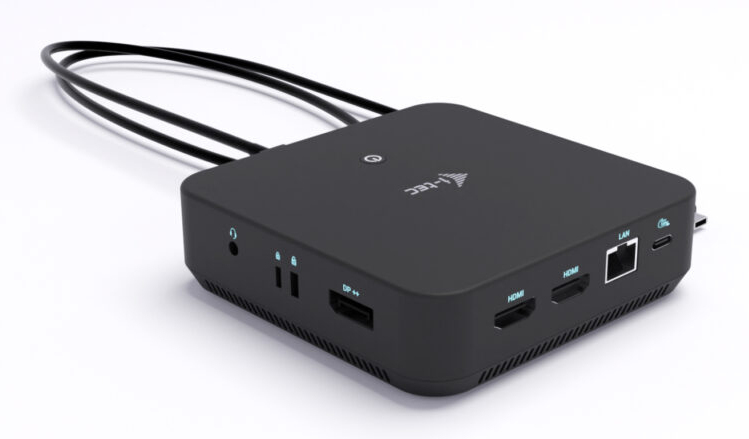 i-tec USB-C DP Dual HDMI Docking Station with Power Delivery 100 W + Universal Charger 100W