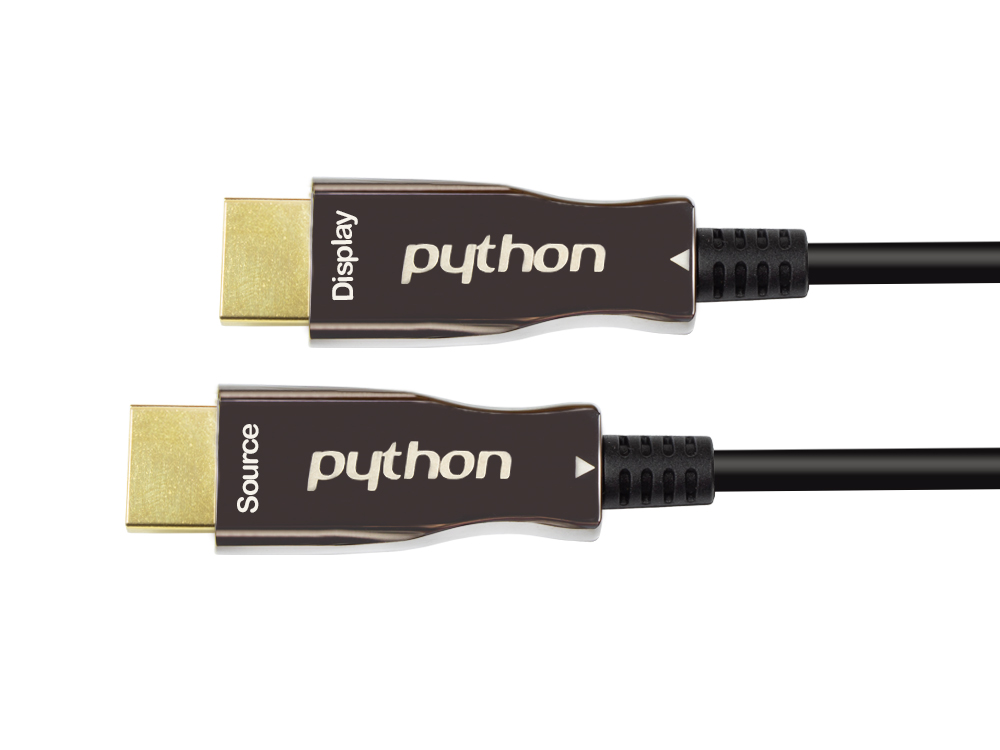 PYTHON GC M0249 - AOC Hybrid HDMI Kabel schwarz 70m - Kabel - Digital/Display/Video