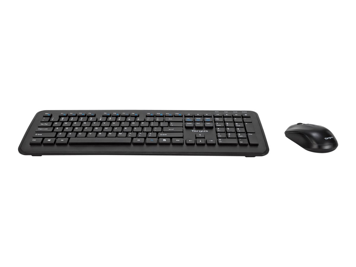 Targus AKM610ES keyboard Mouse included Universal RF Wireless Spanish Black