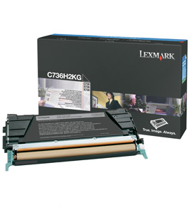 Lexmark C736H2KG cartuccia toner 1 pz Originale Nero