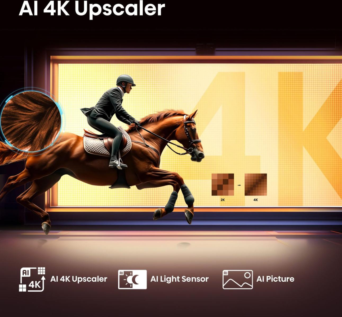 Hisense 75E77Q 190.5 cm (75) 4K Ultra HD Smart TV Wi-Fi Black